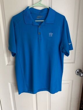 Nike Men’s Bright Blue Short-Sleeve Polo
